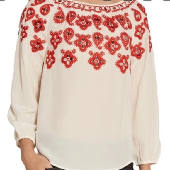 Tory Burch embroidered top - Picture 2 of 8